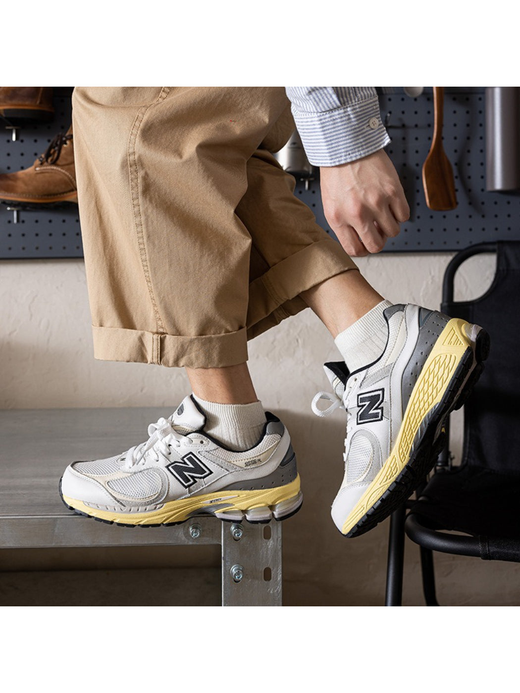 Rufia - Ribbed Stripe Accent Ankle Socks product image 3