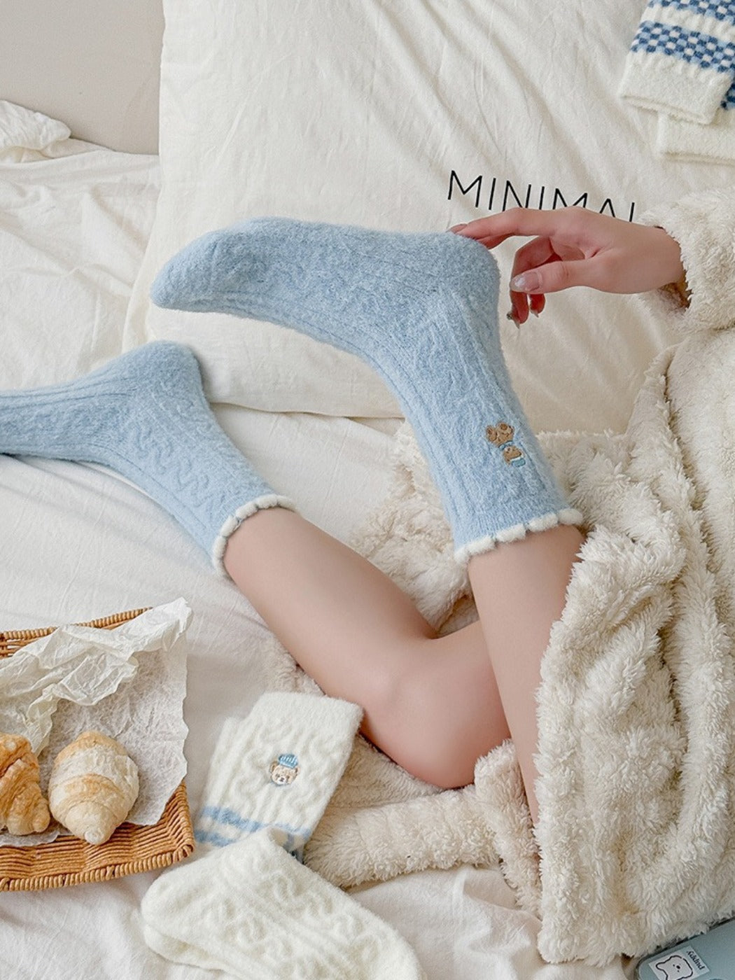 Rufia - Soft Cute Thick Winter Socks for Girls