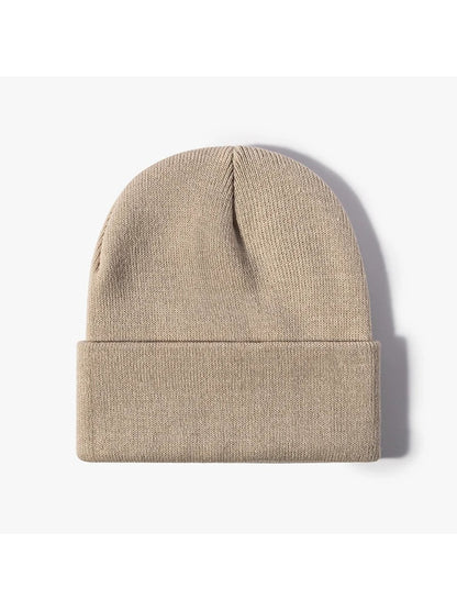 Haila - Solid Fine-Knit Cuffed Beanie