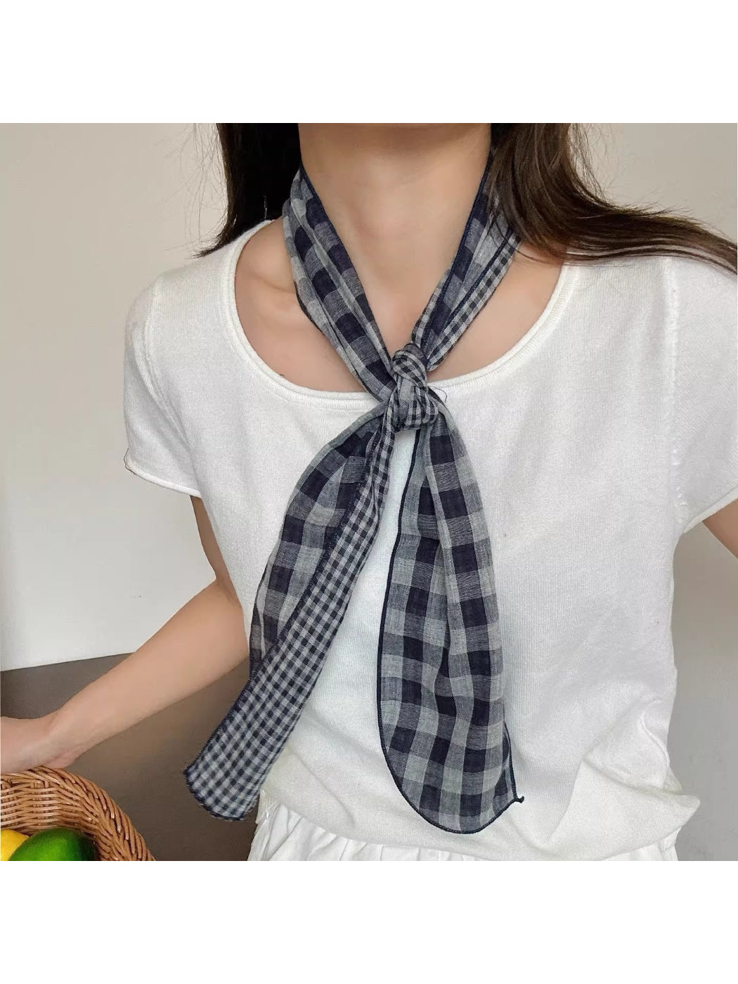 Scarvii Double Sided Check Neck Scarf product image