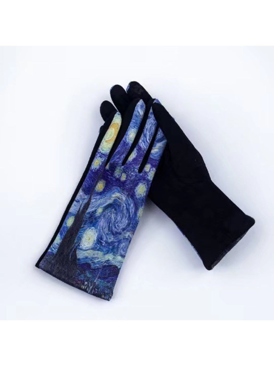 Gloving - Symmetrical Art Winter Gloves with Oil Painting