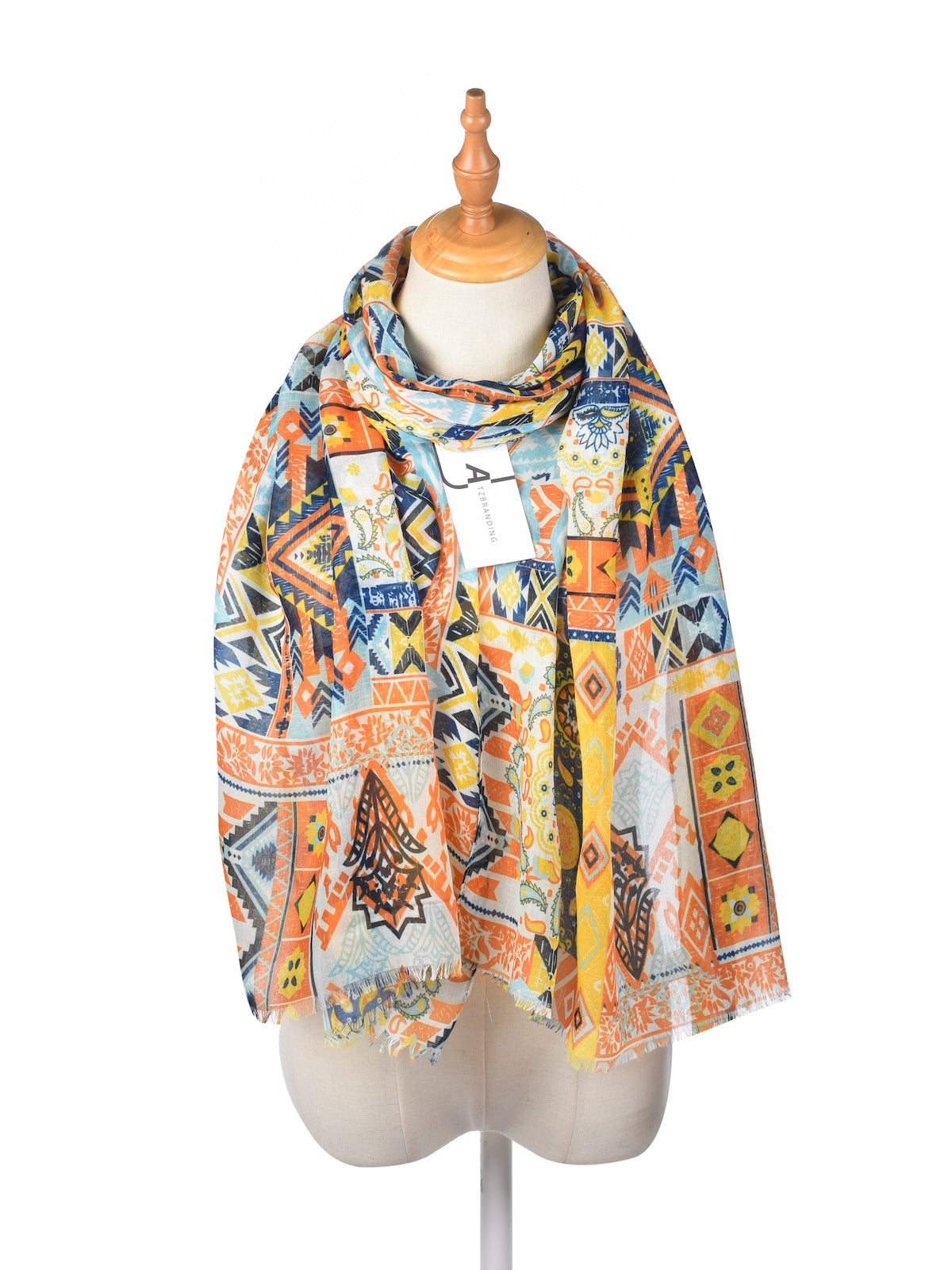 Scarvii – Boho Patchwork Print Scarf