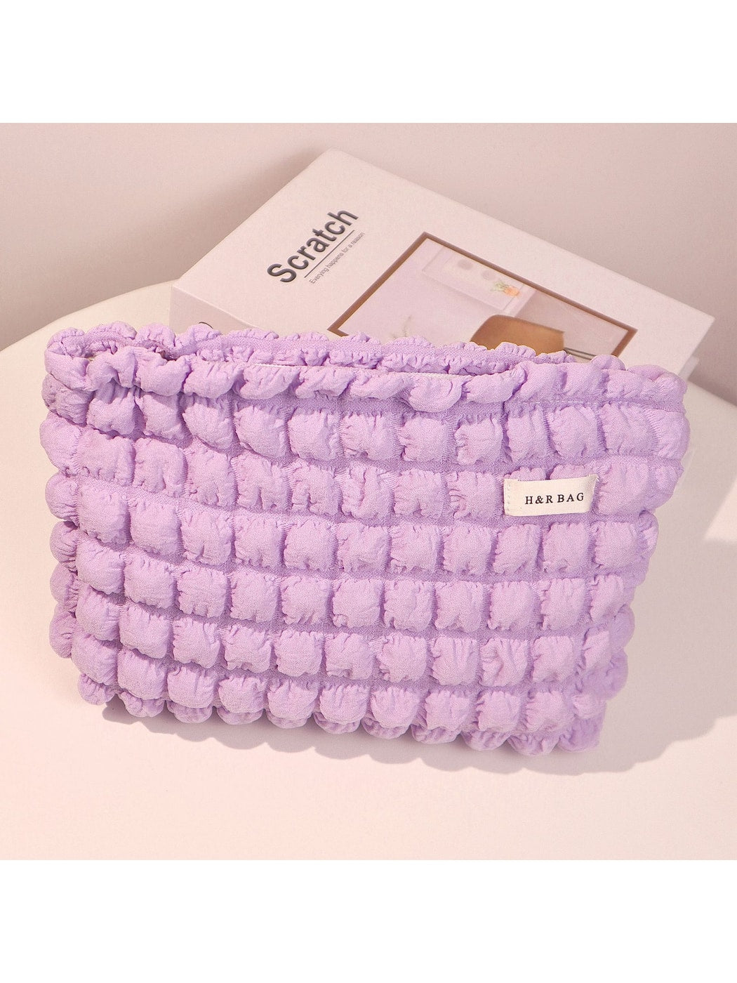 Cosbai - Textured Bubble Women's Cosmetic Bag