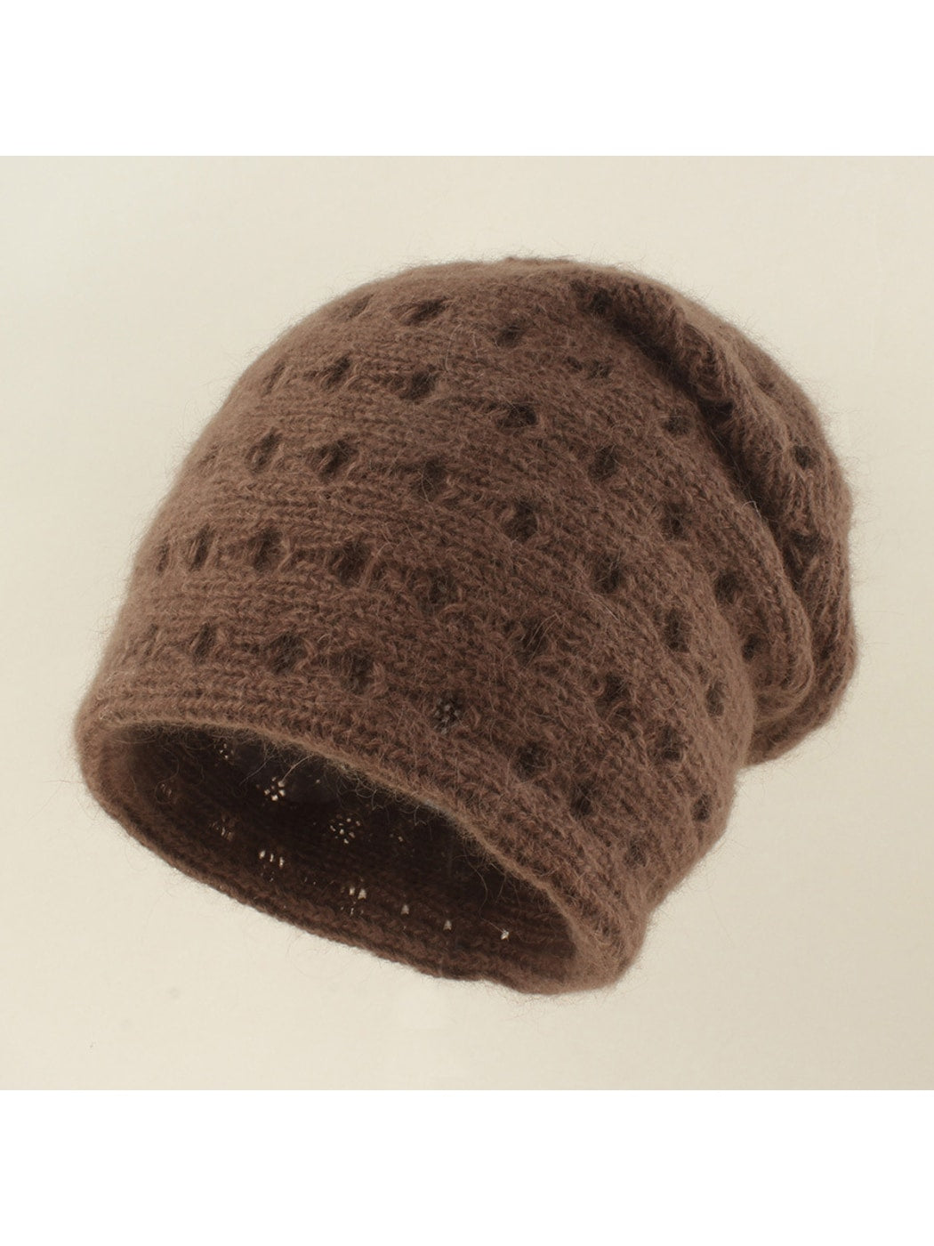 Haila - Solid Color Pull-On Knit Beanie