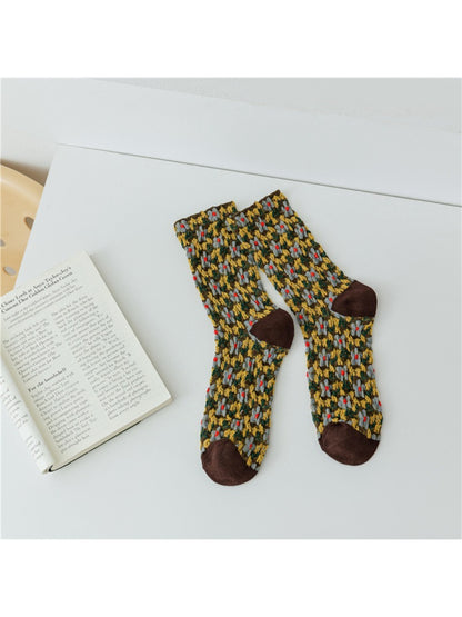 Rufia Bloom Texture Knit Crew Socks product image 9