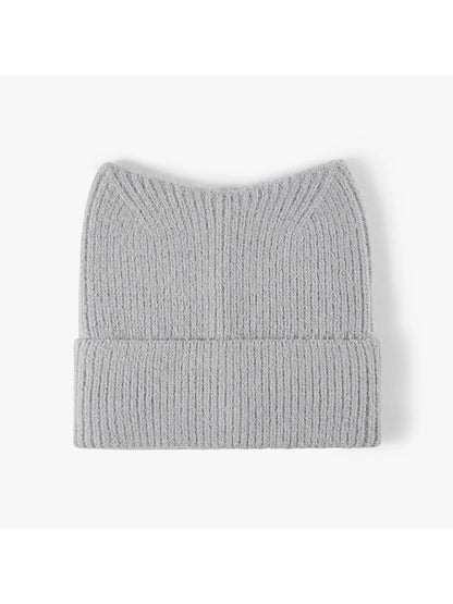 Haila - Peaked Crown Cuffed Knit Beanie