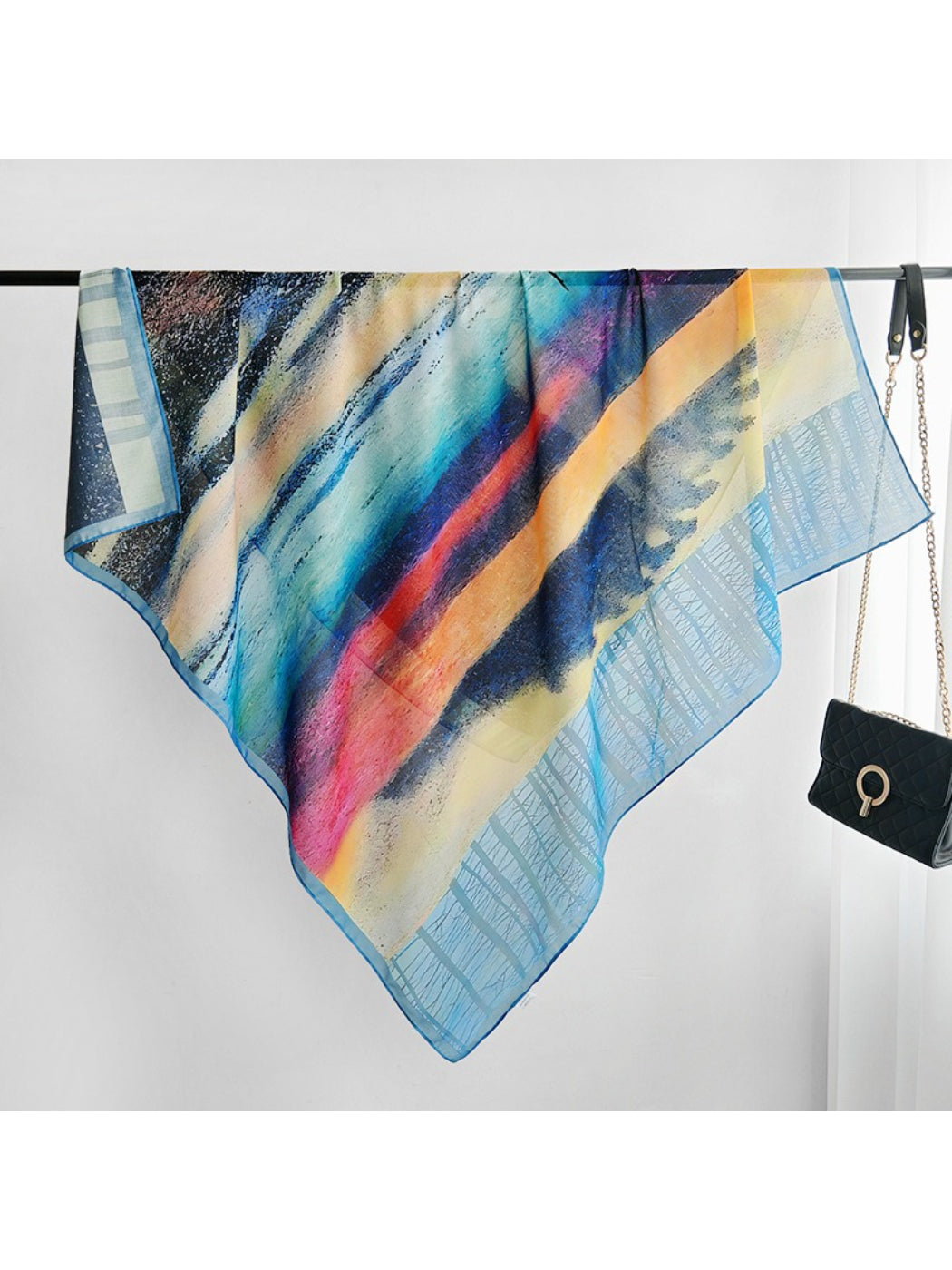 Scarvii Abstract Scenic Square Scarf