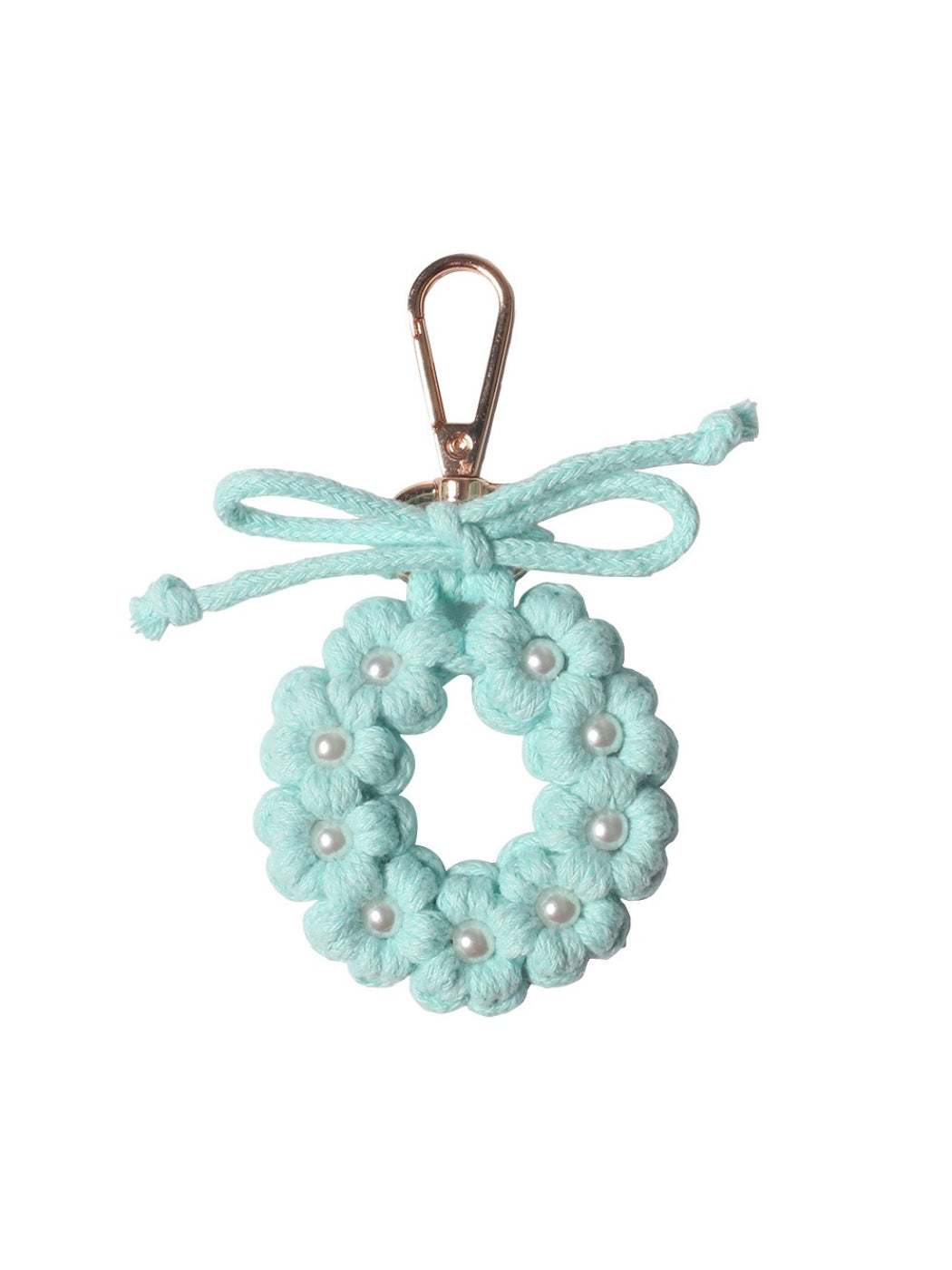 Koco Pastel Floral Wreath Keychain product shape