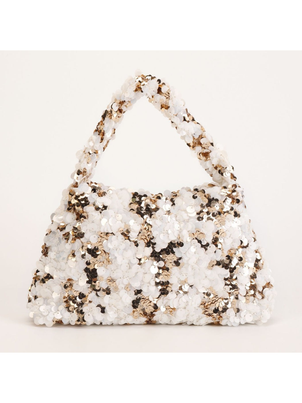 Cosbai Sparkle Sequin Party Bag side view with chain strap