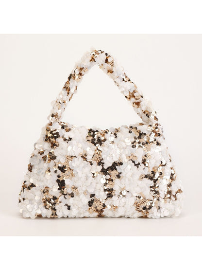 Cosbai Sparkle Sequin Party Bag side view with chain strap