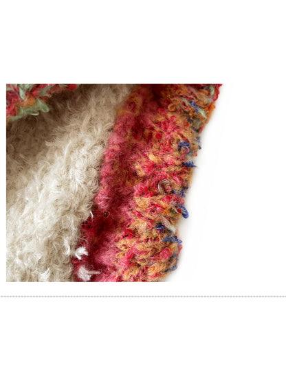 Haila - Bear Ear Knitted Beanie with Tie