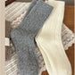 Rufia - Fluffy Soft Rib Knit Crew Socks