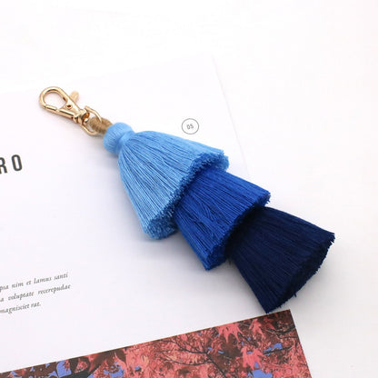 Koco Rope Tassel Keychain with tassel detail