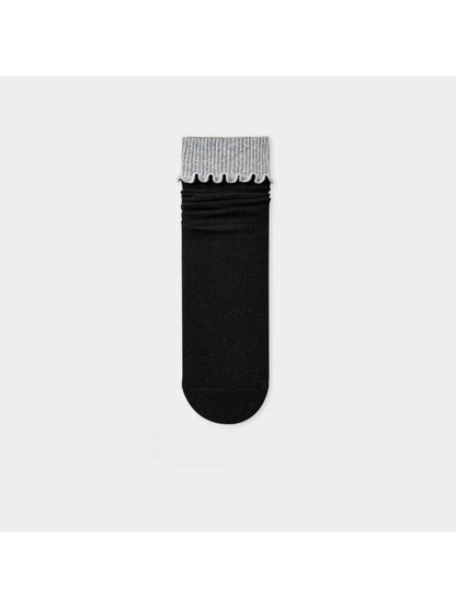 Rufia - Clean Ribbed Knit Crew Socks