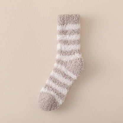 Rufia - Colorful Striped Towel Socks