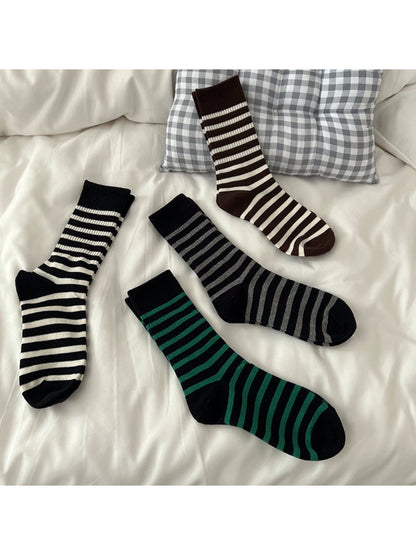 Rufia - Classic Bold Stripe Crew Socks
