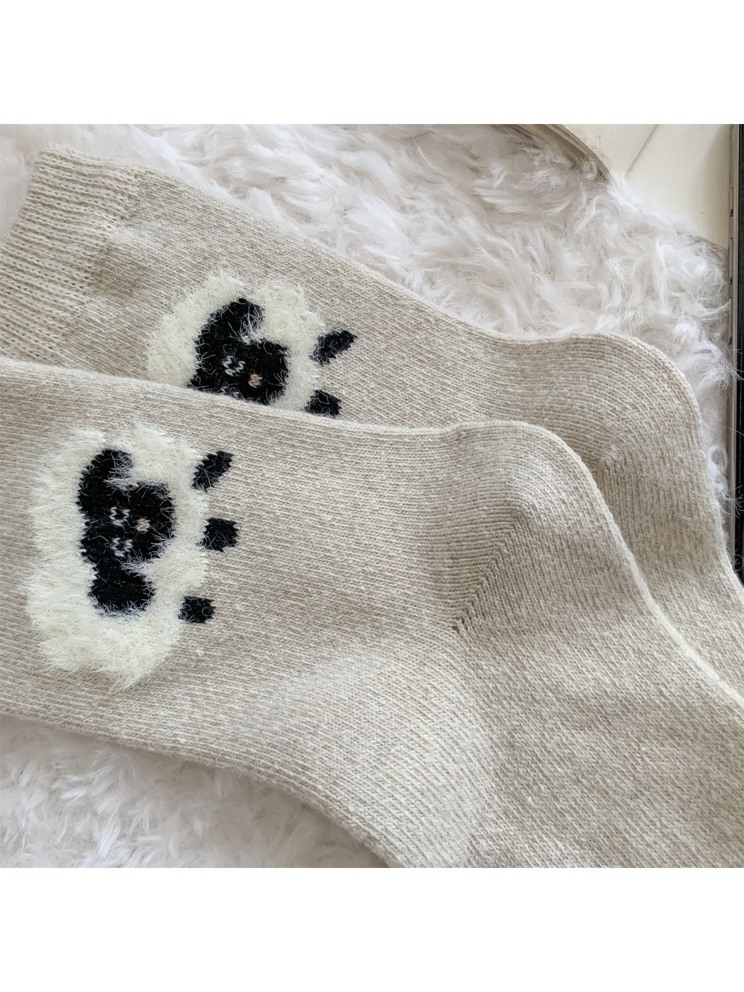 Rufia - Cozy Cute Lambs Women's Socks