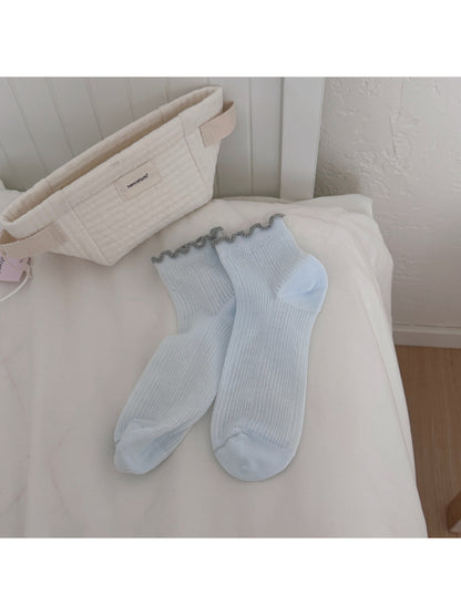 Rufia - Soft Ribbed Frill Ankle Socks product image 8