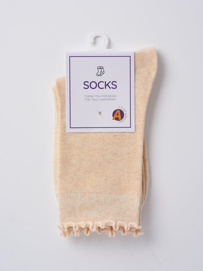Rufia - Everyday Neutral Crew Socks
