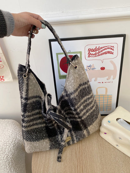 Cosbai - Double-Sided Single-Shoulder Tote Bag