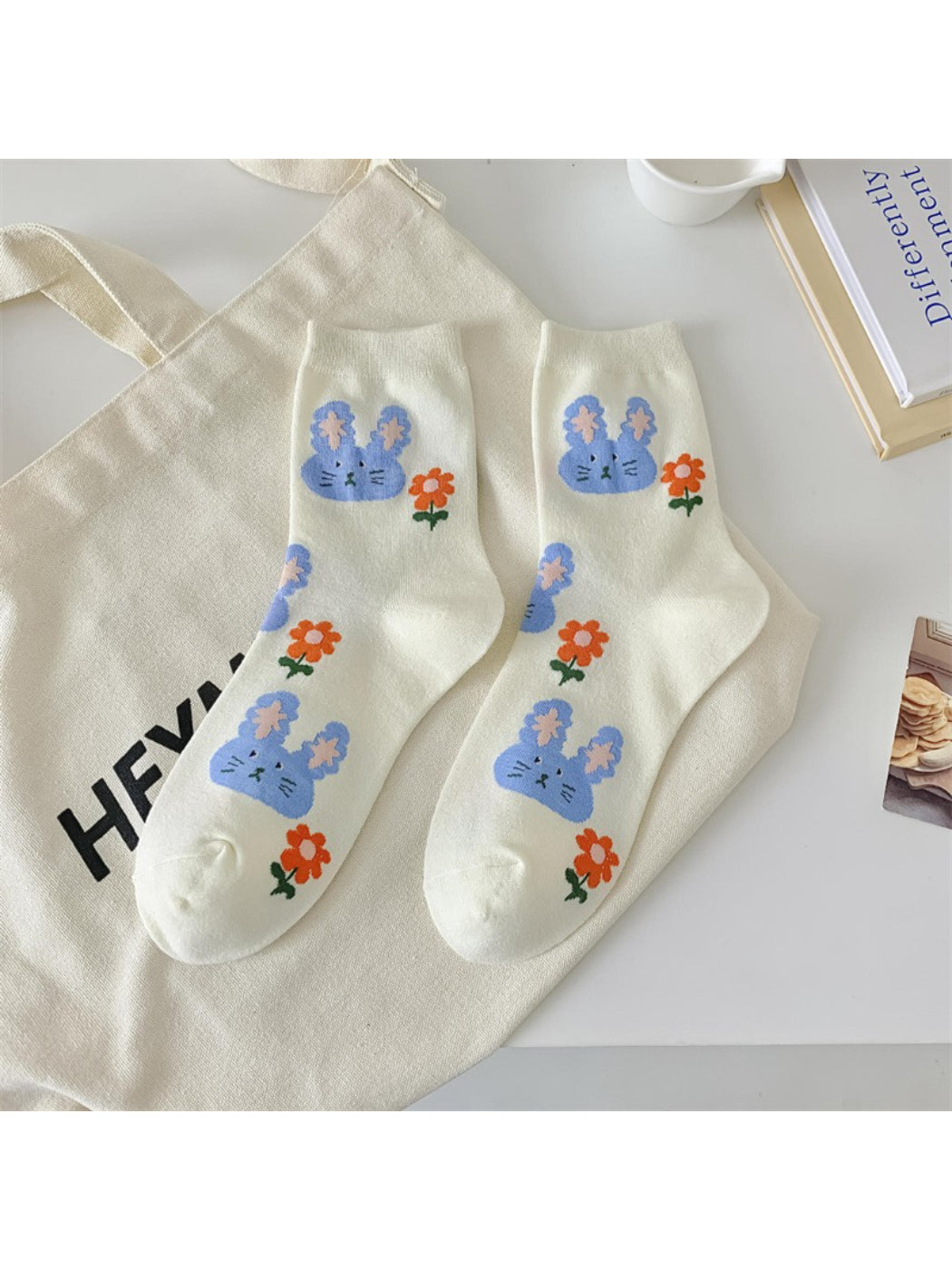 Rufia - Playful Illustration Crew Socks product image 6