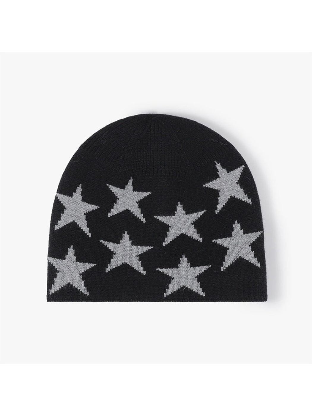 Haila - Star Jacquard Fleece-Lined Knit Beanie