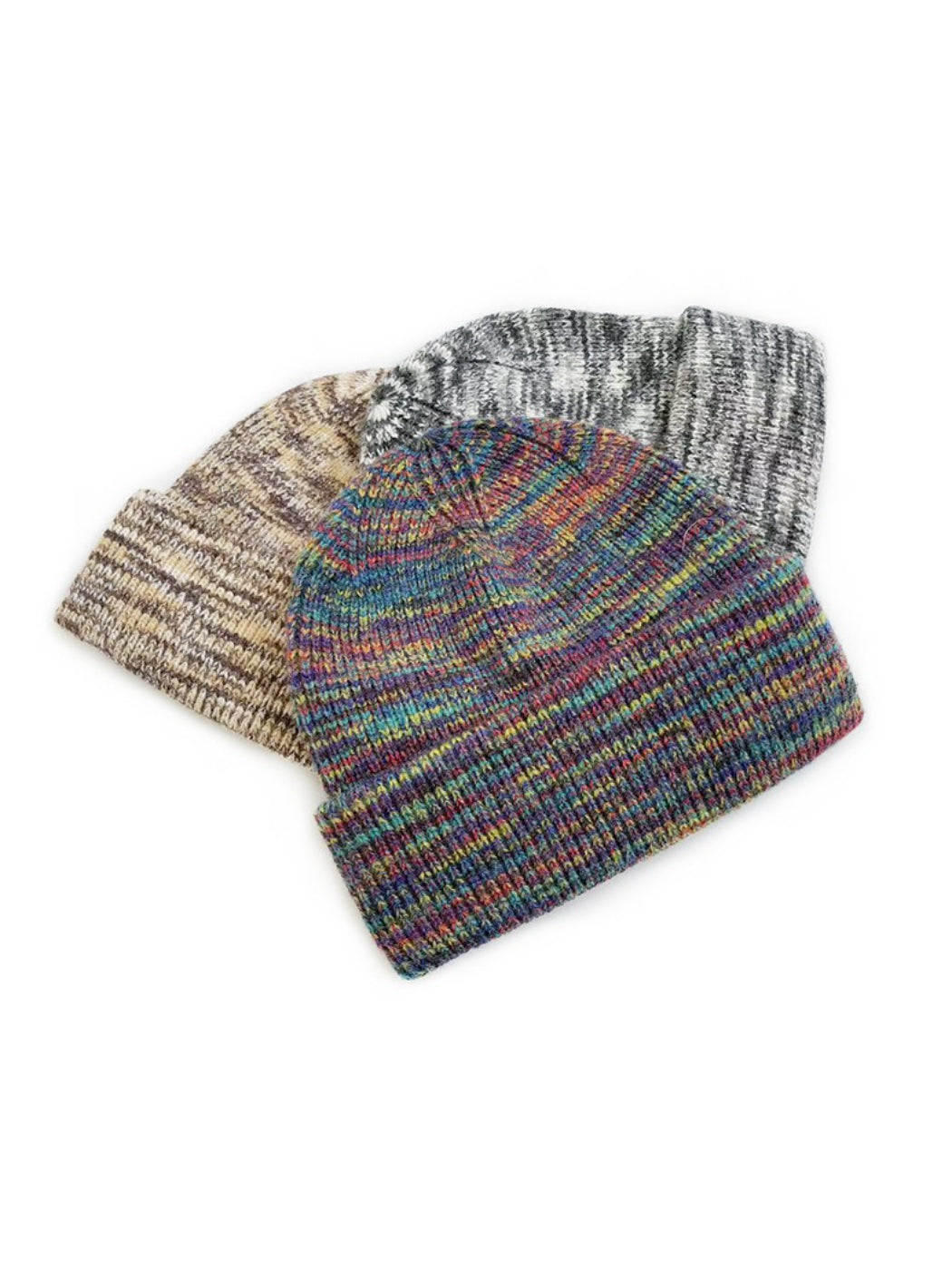Haila - Soft Marled Foldover Knit Beanie