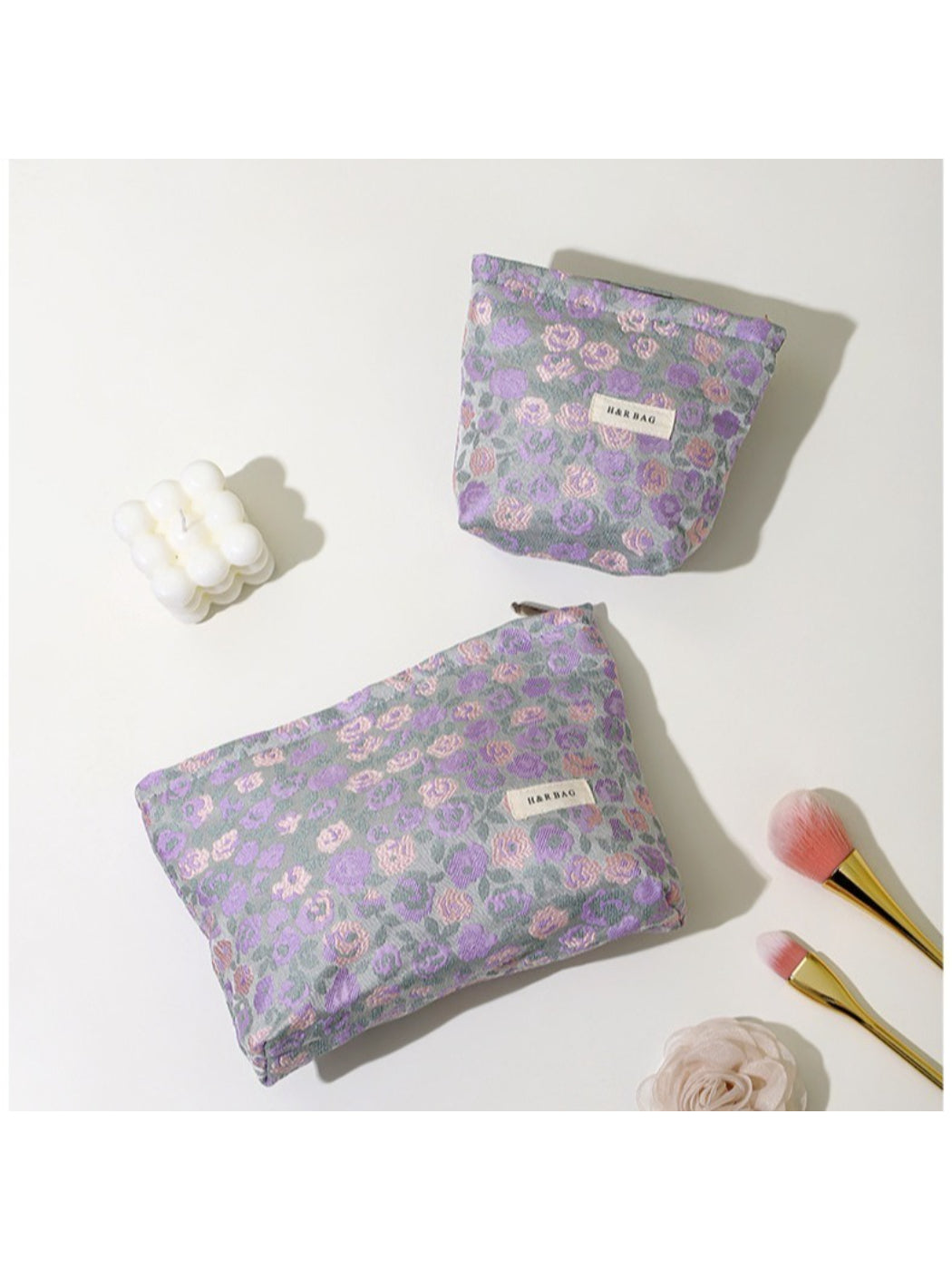 Cosbai - Ditsy Floral Cosmetic Bag