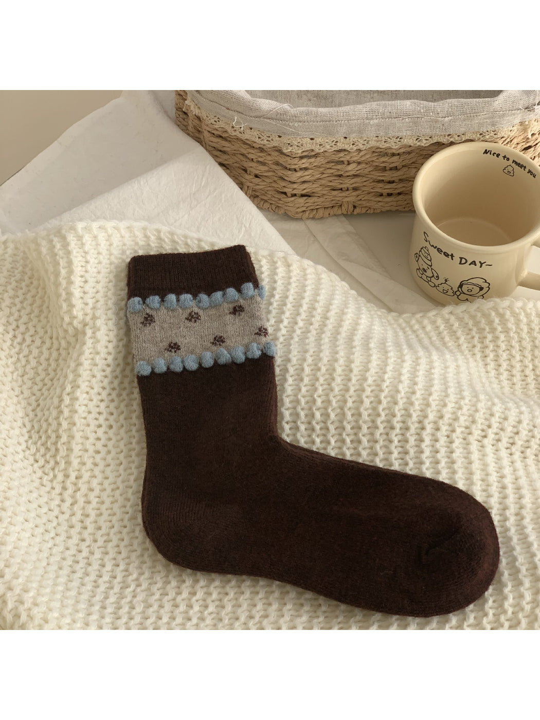 Rufia - Pom Trim Crew Socks product image 2