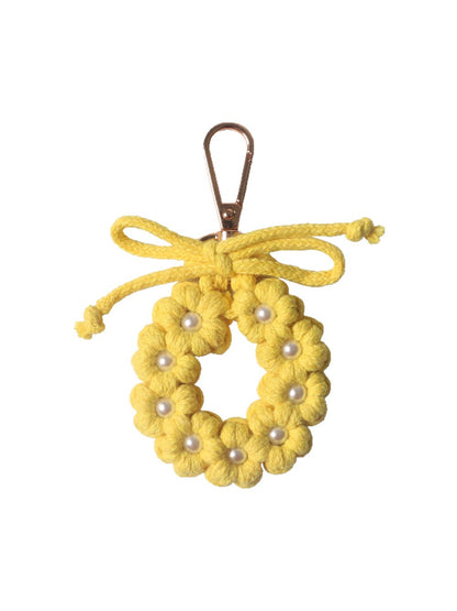 Koco Pastel Floral Wreath Keychain for gift accessory