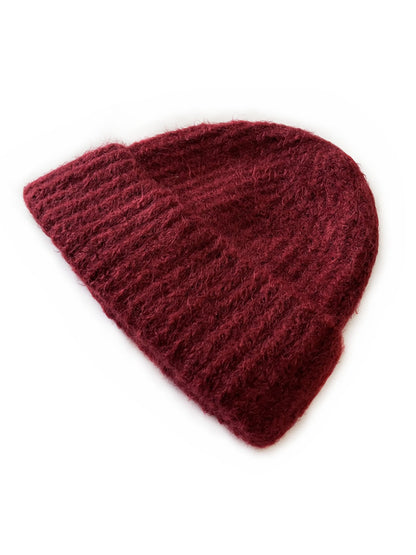 Haila - Winter Unisex Solid Color Knitted Beanie