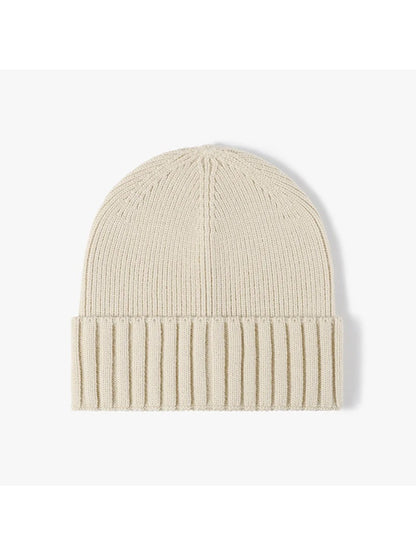 Haila - Classic Solid Ribbed Cuffed Beanie