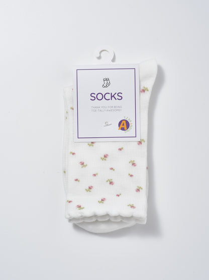 Rufia - Ditsy Floral Crew Socks