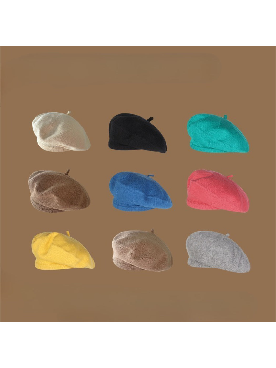 Haila - Soft Classic Knit Beret Hat