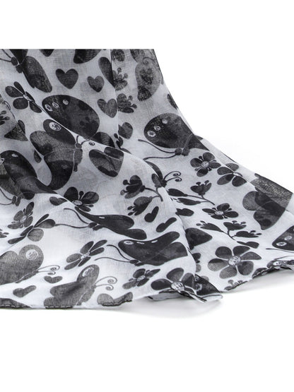 Scarvii - Butterfly Print Soft Christmas Gift Scarf