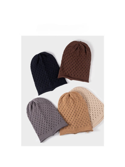 Haila - Lightweight Winter Perforated Knit Beanie