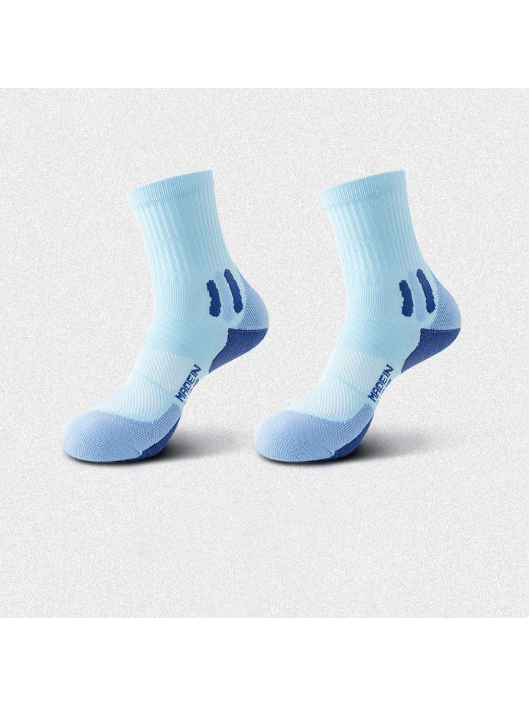 Rufia - Color Block Sport Cushion Crew Socks