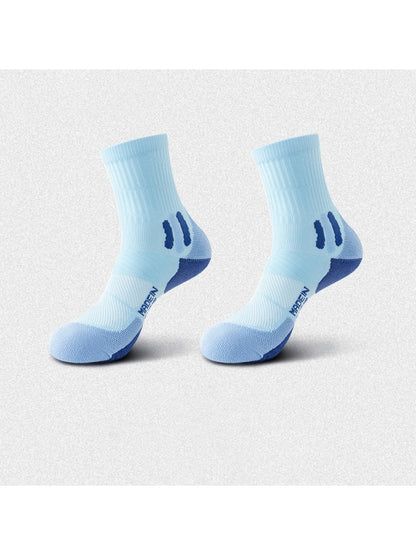 Rufia - Color Block Sport Cushion Crew Socks