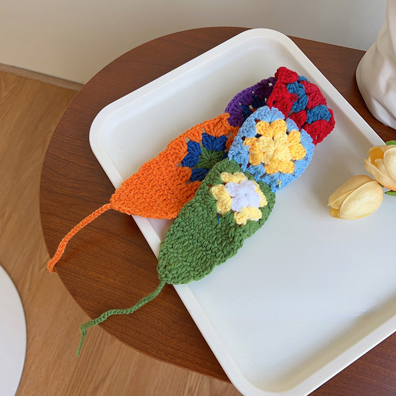 Handmade Crochet Flower Hairband