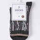 Rufia - Vintage Floral Relief Crew Socks