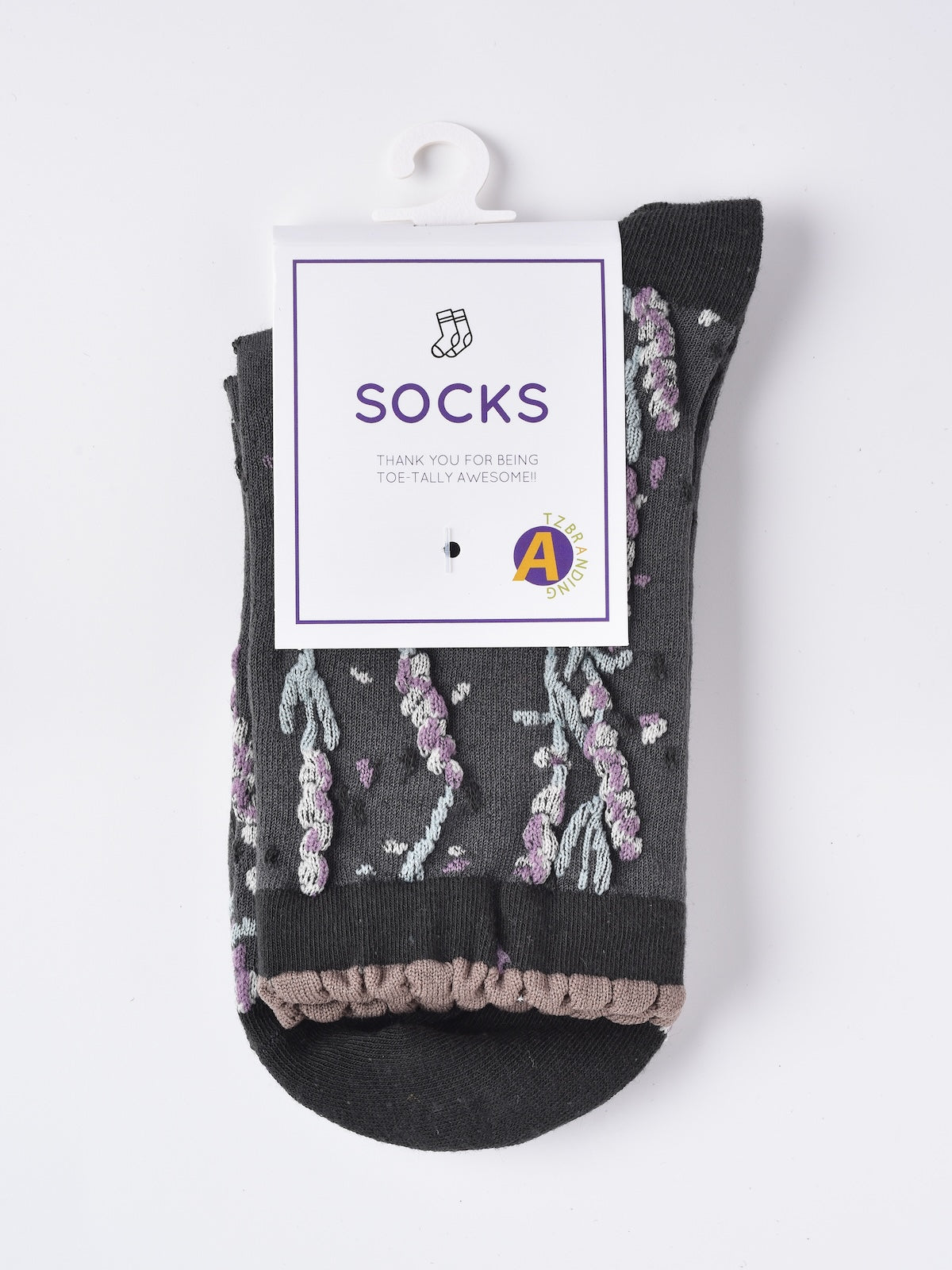 Rufia - Vintage Floral Relief Crew Socks
