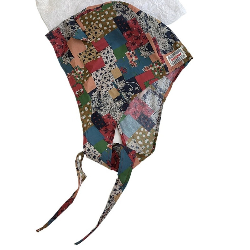 Haila - Fashion Print Hat-shaped Headscarf - Light & Stylish