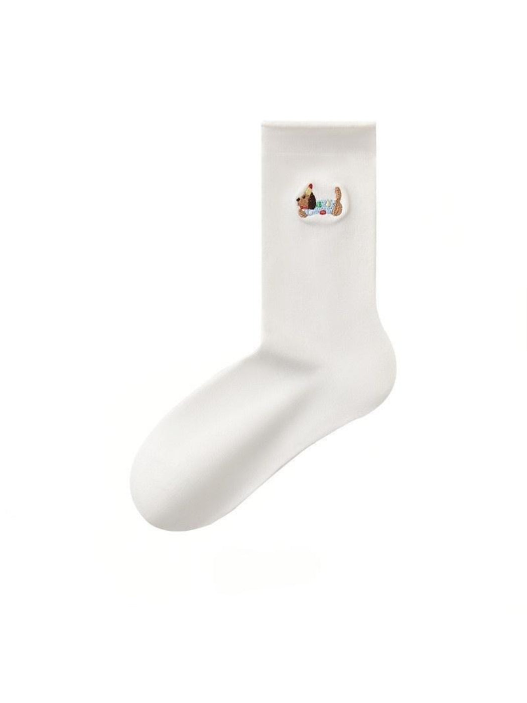 Rufia - Small Dog Motif Crew Socks