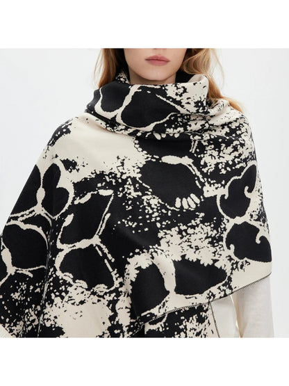 Scarvii - Abstract Butterfly Reversible Scarf