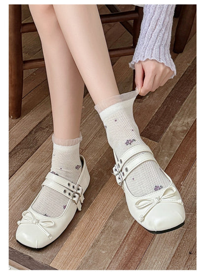 Rufia - Soft Pastel Mixed Knit Ankle Socks product image 7