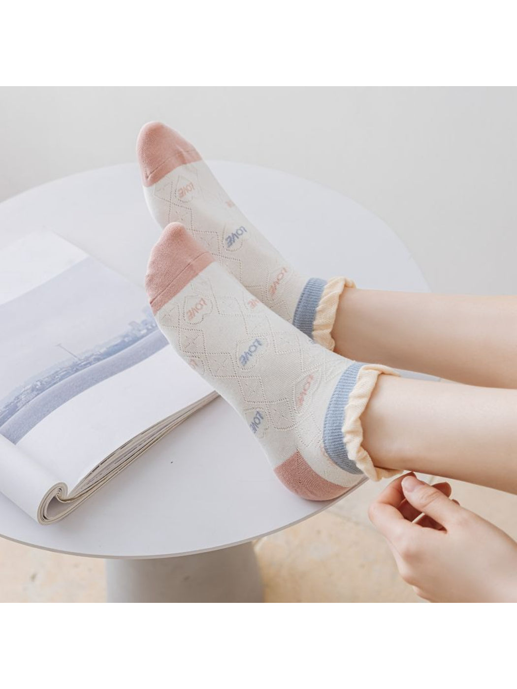 Rufia - Diamond Floral Ankle Socks product image 2