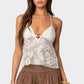 Vesty - Boho White Lace Halter Top - Sexy & Charm