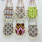 Cosbai - Retro Atlas-Pattern Knit Shoulder Bag - Vintage & Practical