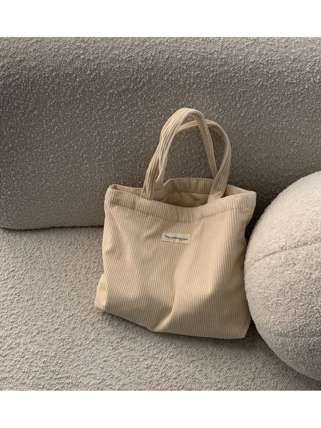 Cosbai - Open-Top Double Strap Hand-Carry Bag