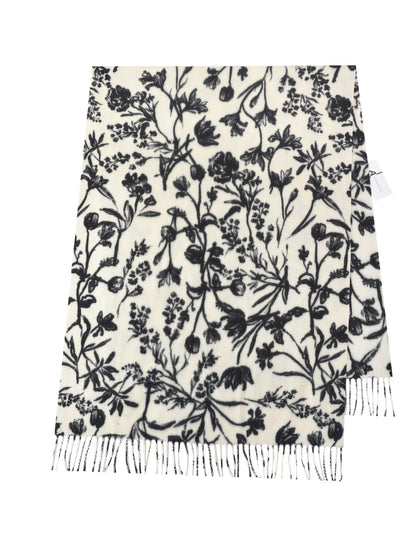 Scarvii - Floral Fringe Winter Scarf
